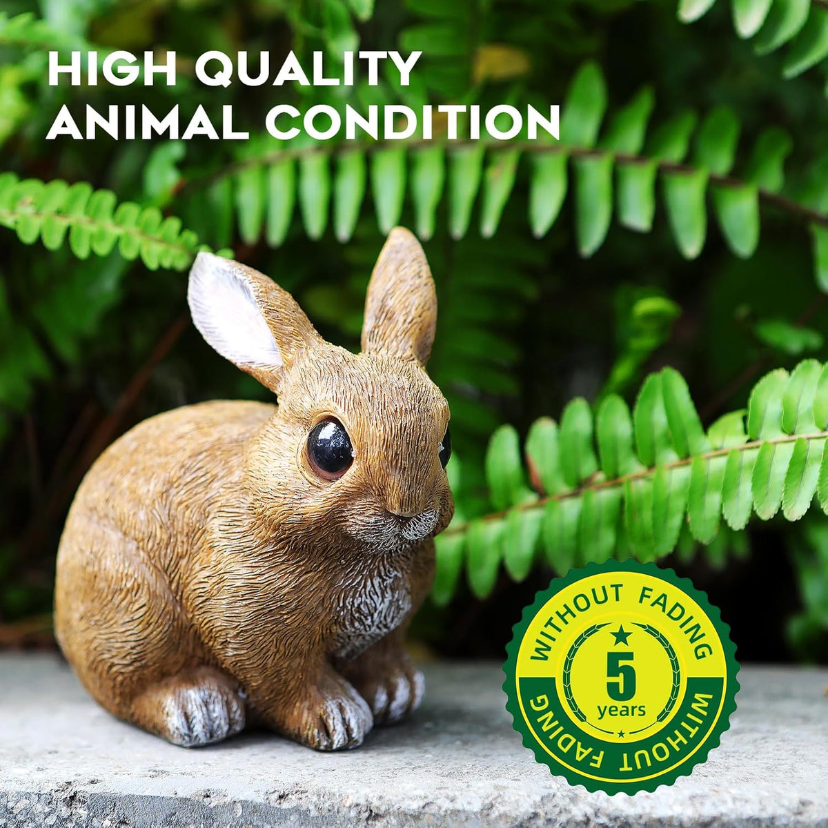 Bunny Decor Yard Decorations Outdoor Set of 3, Bunny Decorations for Home Garden Outdoor Statues