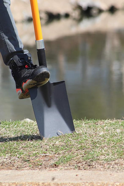 Ashman Spade Shovel (1 Pack) – 41 Inches Long D Handle Grip – The Single Shovel Weighs 2.2 Pounds