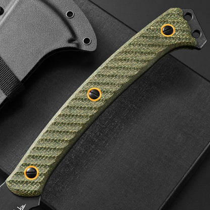 C1342 Camping Axes,DC53 Steel Blade Micarta Handle Chopping Axe Bushcraft Camping Axes Survival