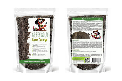 Organic Worm Castings Earthworm Castings Fertilizer for Nutrient-Rich Soil and Healthy Plant Growth