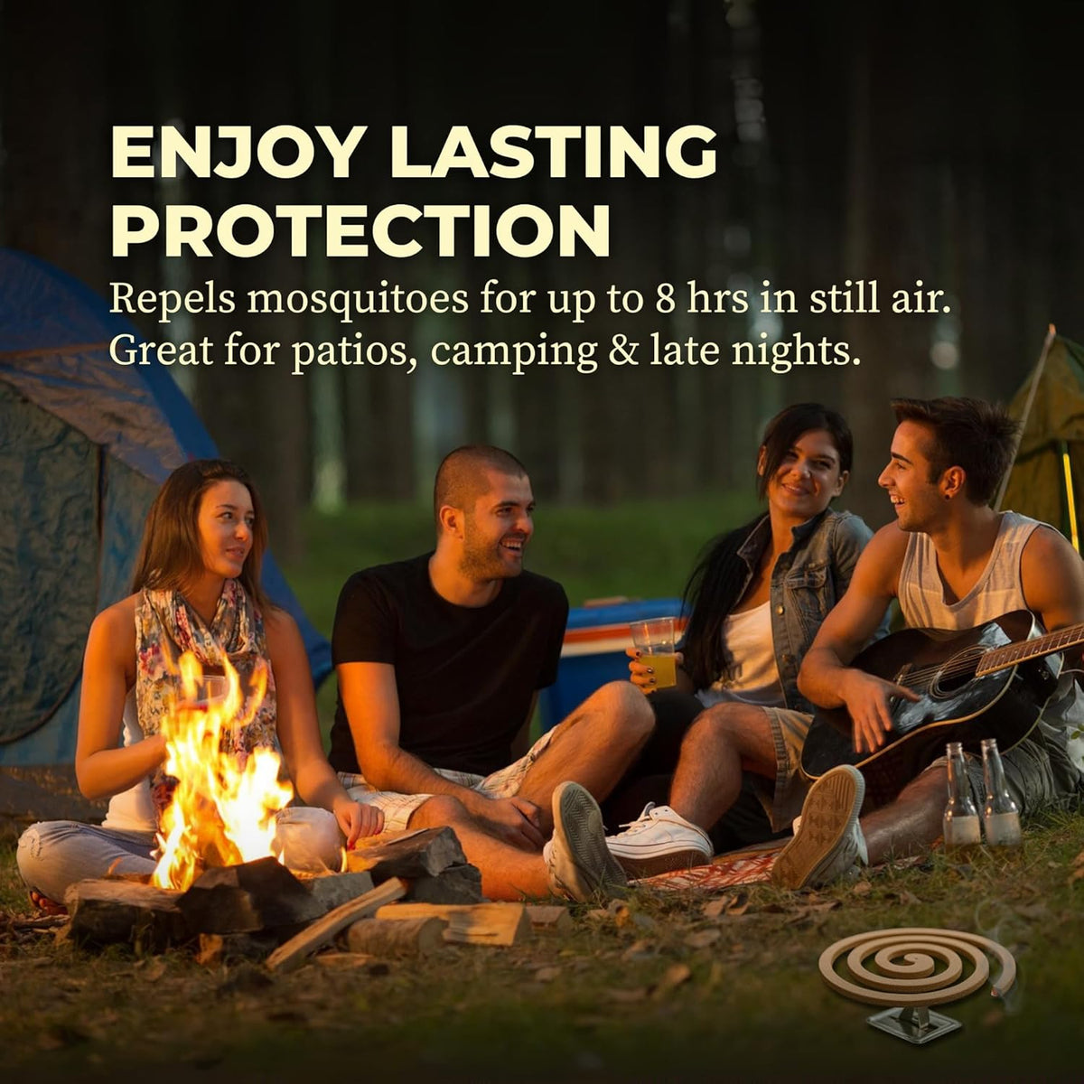 KING Mosquito Coils – Hawaii’s Most Trusted Citronella Protection – Each Coil's Scent Lasts up to 8
