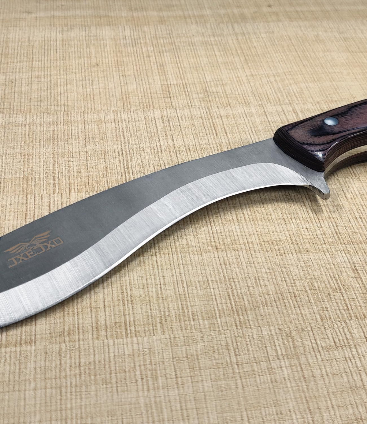 JXE JXO 13.2" Machete, Full Tang Machete for Cutting Trees Heavy Duty, 1065 High Manganese Steel