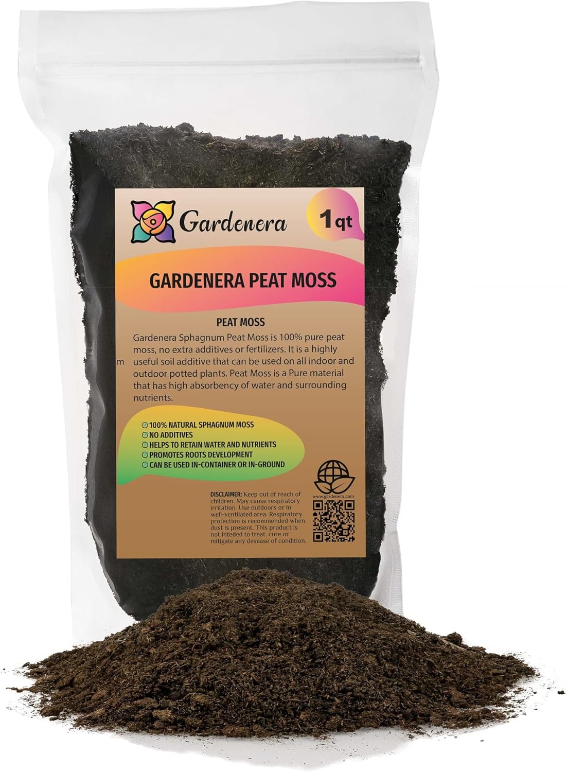 Premium Natural Sphagnum Peat Moss - Gardening Soil Amendment and Carnivorous Plant Soil Media by