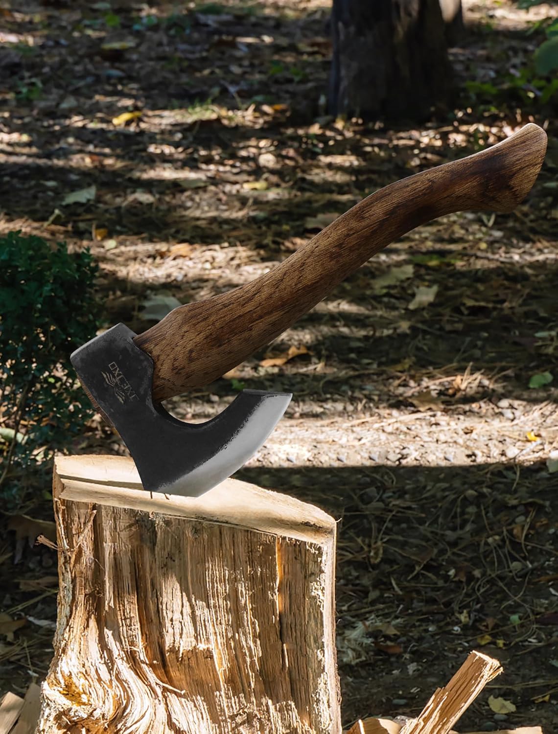 The Berserker - Camping Hatchet - Bushcraft Axe for Wood Chopping Carving- 15.7" Hand Axe with