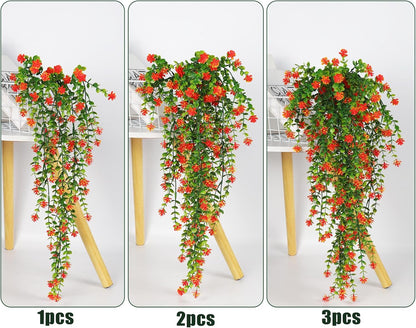Faux Hanging Plants Hanging Greenery Outdoor Artificial Vines for Outdoors Hanging Plants with