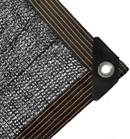 winemana 70% Black Shade Cloth, 10 x 20 FT Durable Mesh Tarp with Grommets, Resistant Garden Sun