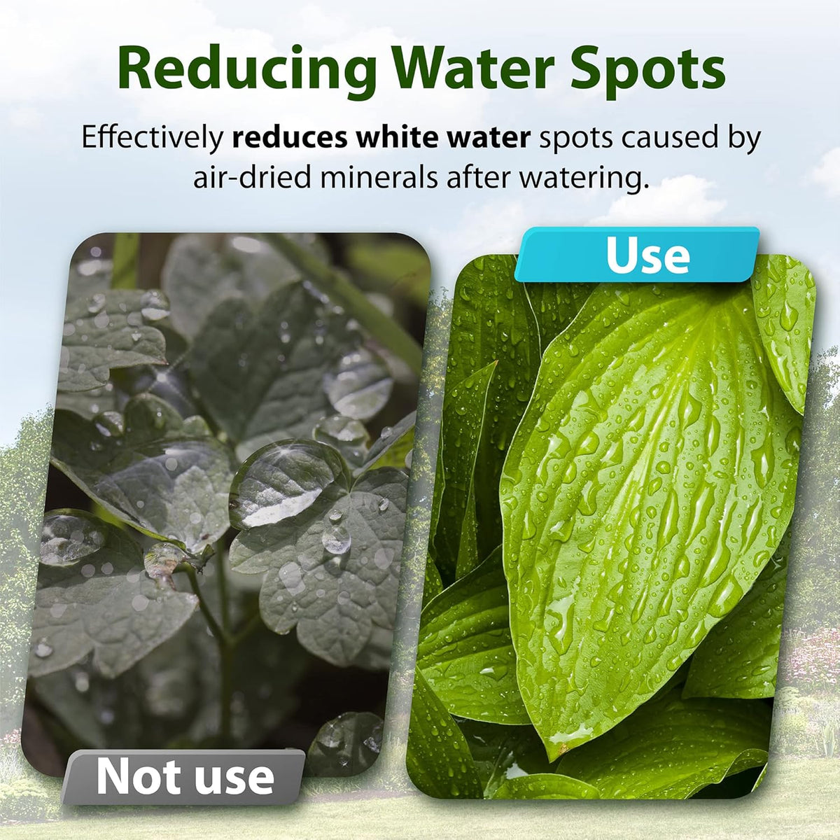 AQUACREST Garden Hose Water Filter for Plants, Greatly Reduces Chlorine, Odor, Improve Plants