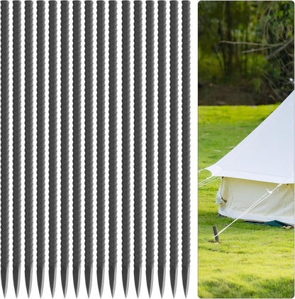20 Pcs Straight Rebar Stakes 16 inch, 5/16'' Diameter Metal Stakes for Garden, Landscape Timber