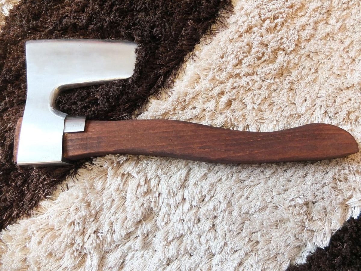 Stainless Steel Bearded Axe/Hatchet Metal Guard Custom Made Handle