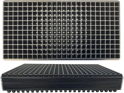 288 Cell Seedling Plastic Nursery Trays, 10 Pack, Thick Durable Germination Plug Trays, 2880 Cells