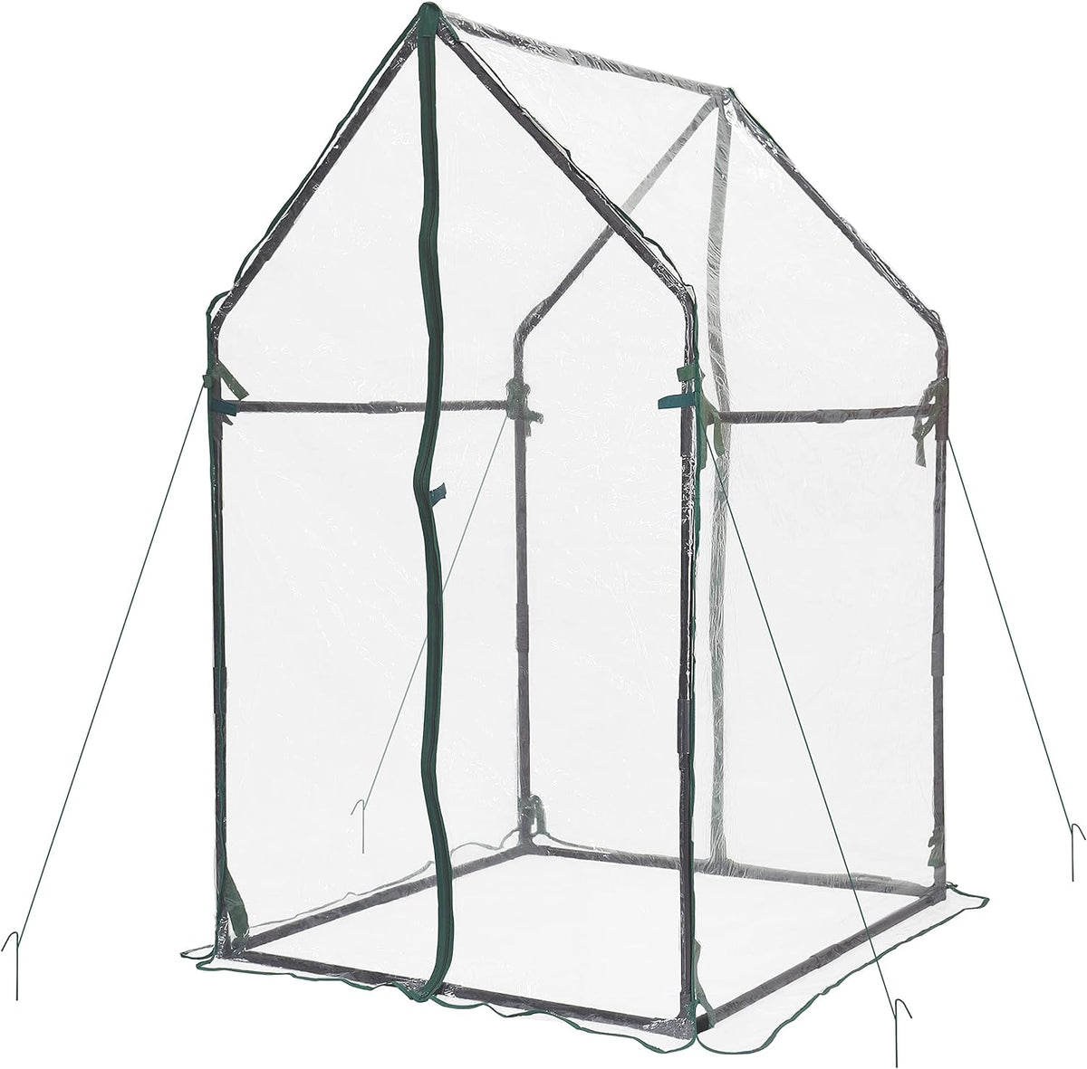 Gardzen Mini Greenhouse Heavy Duty Portable Green House, Clear Tent Small Greenhouse for Indoor