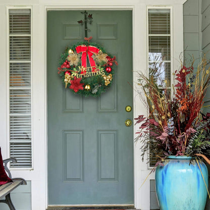 Shappy 12 Pieces Christmas Garland Banister Ties Christmas Decorative Reusable and Flexible Twist