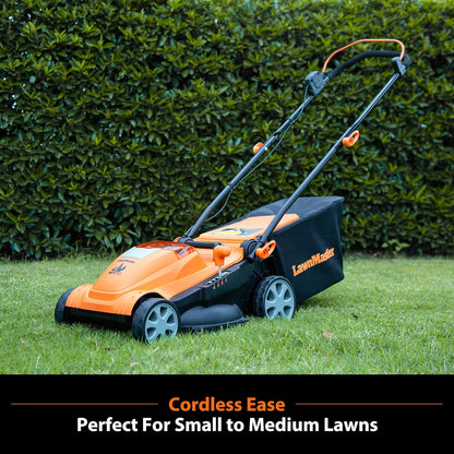 LawnMaster CLMF4815E 48V MAX* 15-inch Brushless Cordless Mower with 2X24V MAX* 4.0Ah Battery and a