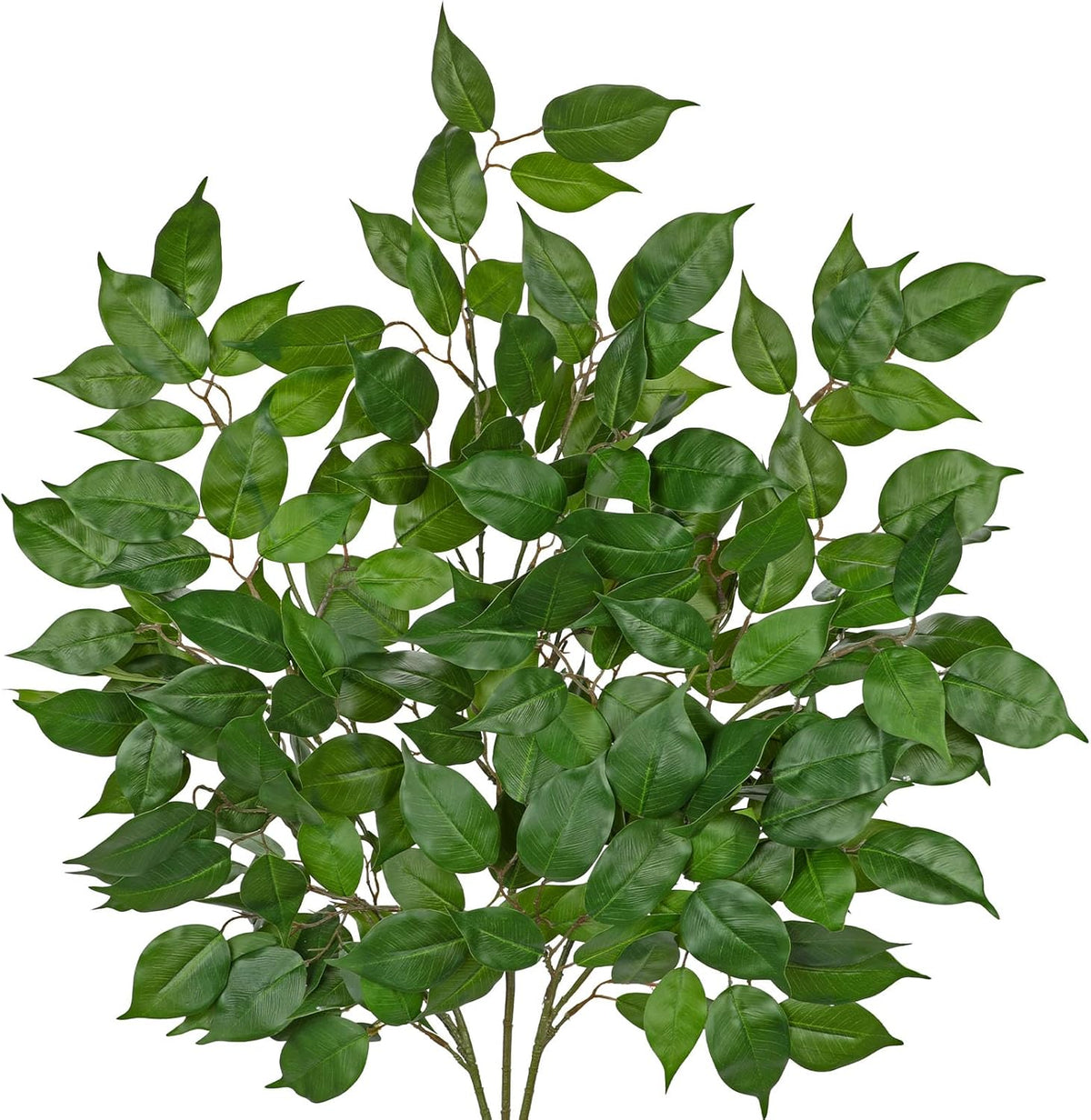 Ficus Leaves Artificial Branches 41.3" Faux Ficus Tree Branches Fake Greenery Plant Spray for Tree