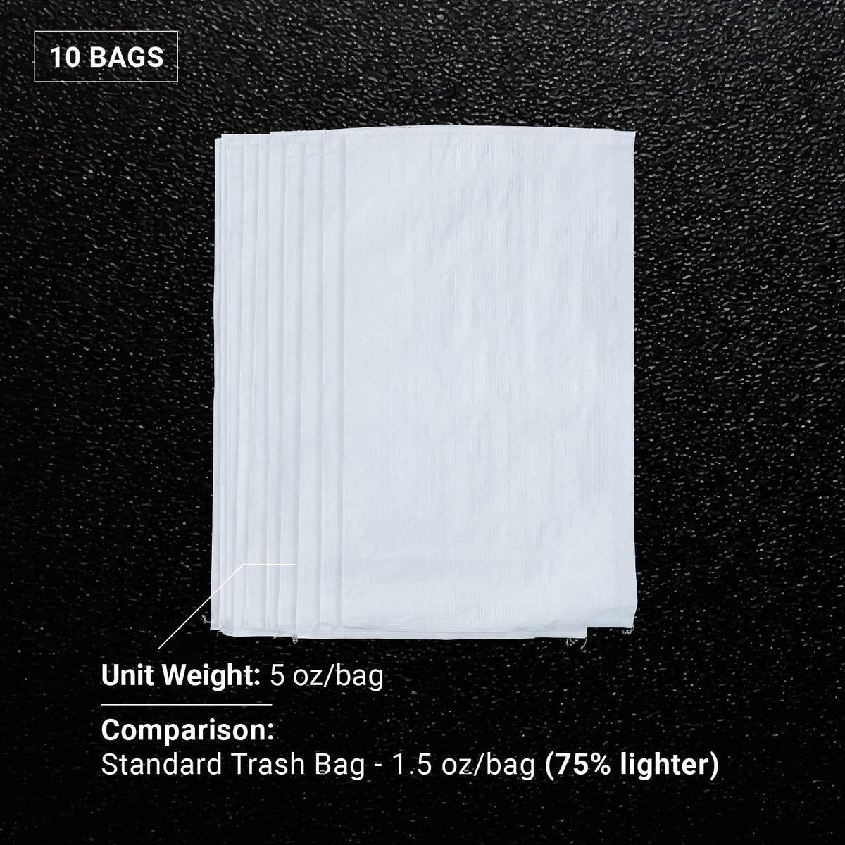 Sandbaggy Large Sandbags - Size: 31" x 45" - Thick Heavy Duty Contractor Bags, Heavy Duty Garbage