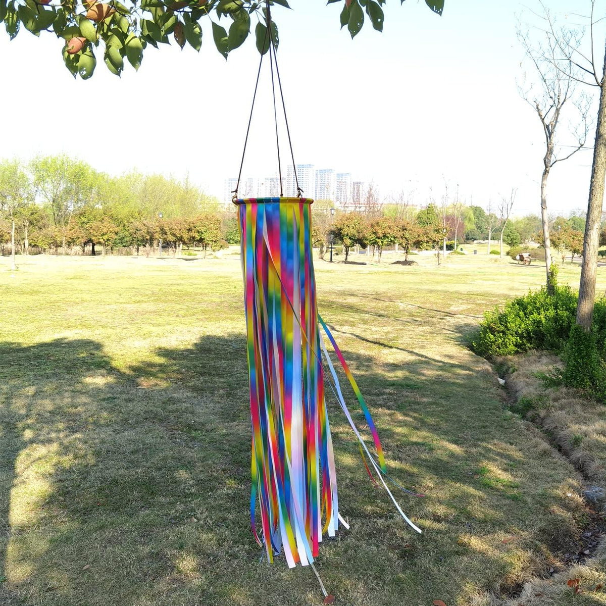 Ribbon Windsock Streamer, Outdoor Decorations for Your Patio, Garden, Yard, Dock and Camper