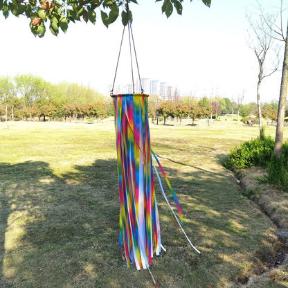 Ribbon Windsock Streamer, Outdoor Decorations for Your Patio, Garden, Yard, Dock and Camper