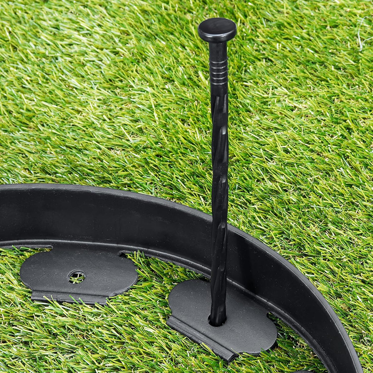 Landscape Edging Stakes, 200 Pcs 8" Plastic Garden Spikes, Spiral Nylon Anchoring Spikes for Paver