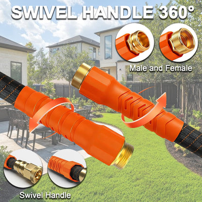 50Ft Ultra Lightweight Garden Hose, Flexible Water Hose, 10 Function Nozzle,Leak-Proof,Swivel