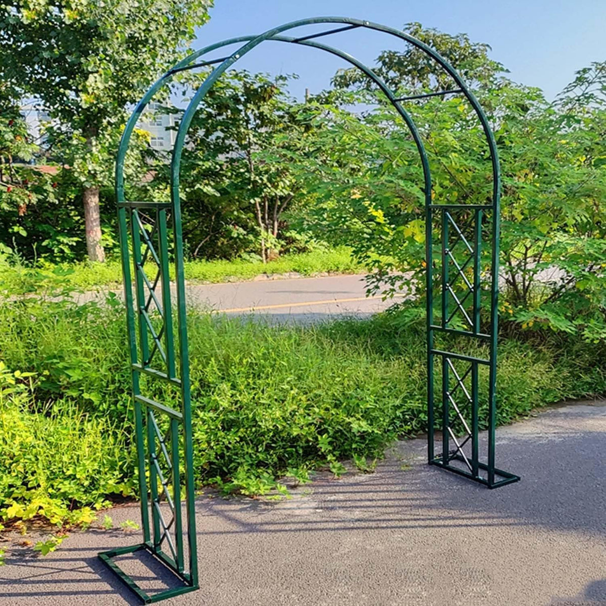 Garden Arbor, Metal Wedding Arch for Ceremony Party, Garden Trellis for Climbing Plants Outdoor