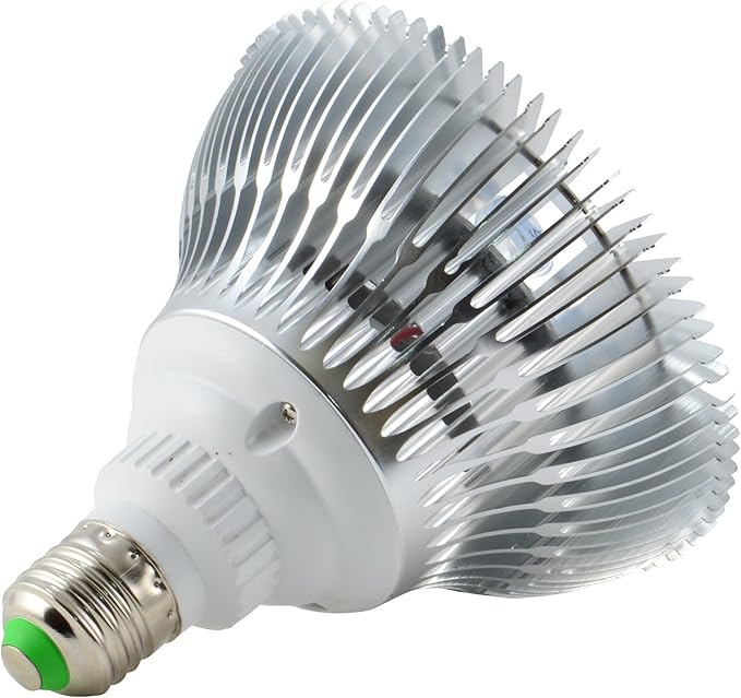 ABI 12W LED PAR38 Grow Light Bulb for Veg and Flower (Red 620-630nm, Deep Red 660nm, and Blue