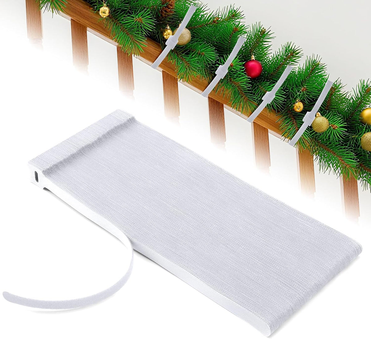 100 Pcs Christmas Garland Ties 12Inch Adjustable Holiday Garland Twist Ties for Holiday Christmas