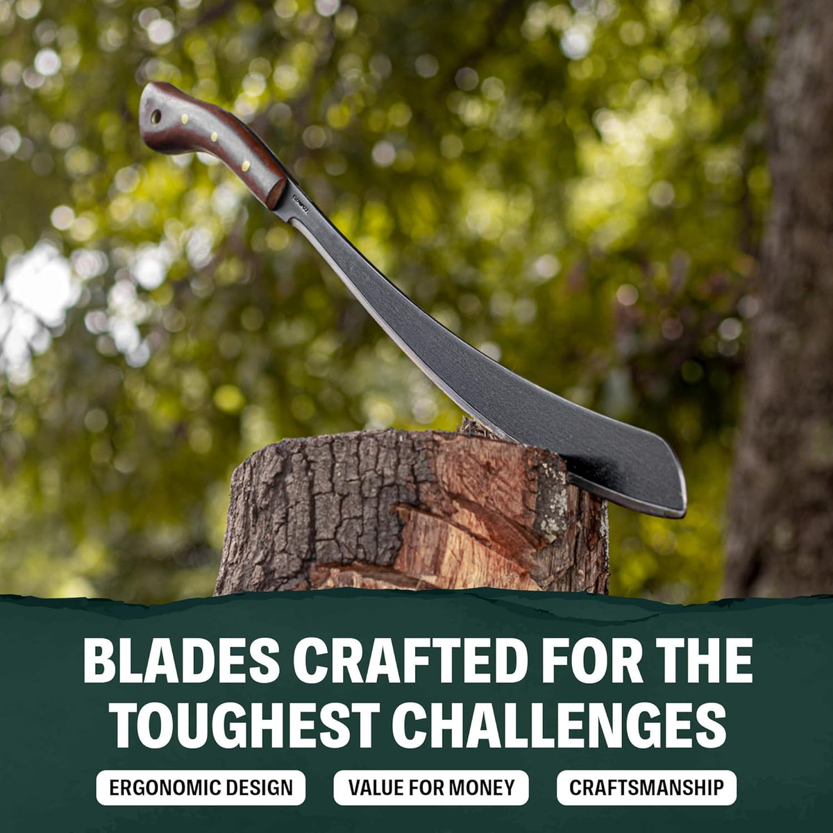 Condor Tool & Knife Outdoor Machete with Walnut Handle