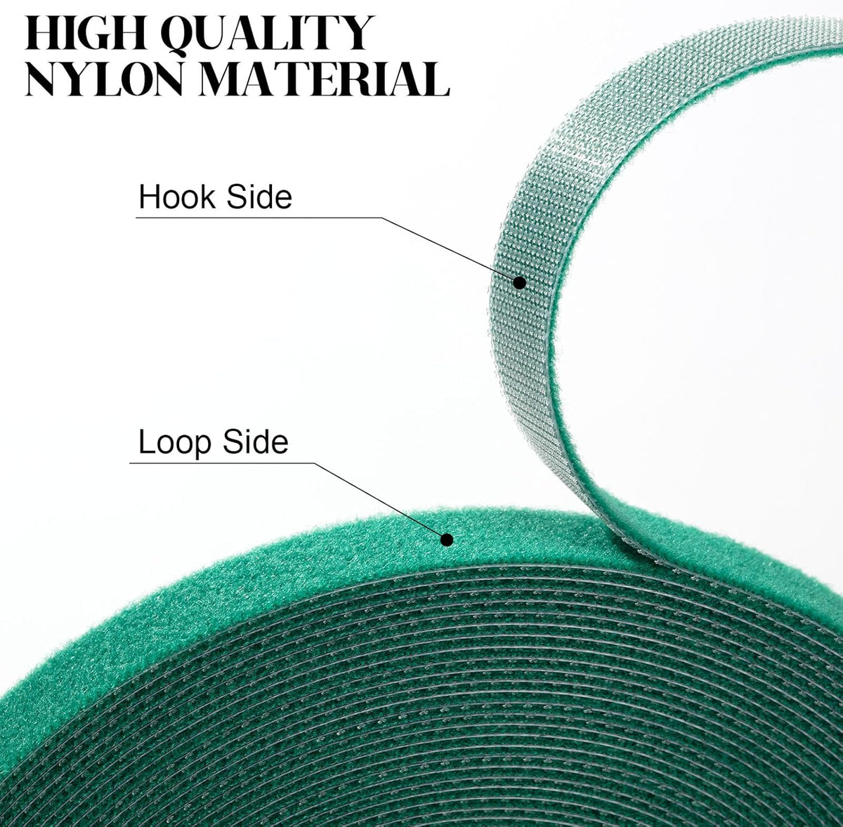 4 Roll Plant Tape Garden Ties, 131 Ft Green Plant Ties for Climbing Plants, 1/2" Adjustable Twist