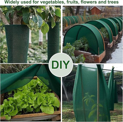 Plant Covers Freeze Protection 10 x 50 FT 1.2oz/yd² Frost Cloth Blankets for Outdoor Plants in