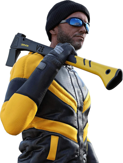 LEXIVON V28 Chopping Axe, 28-Inch Lightweight Fiber-Glass Composite Handle & Ergonomic TPR Grip |