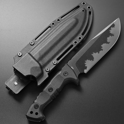 GTK7 Fixed Blade Knife DC53 Steel Blade Full Tang Nylon Fiberglass Handle EDC Fixed Knifes for