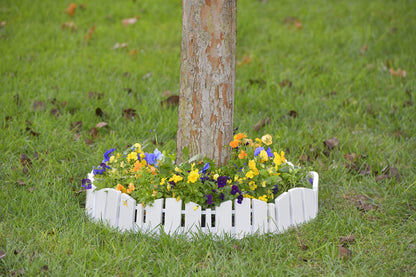 EasyFlex No-Dig Landscape Edging with Anchoring Spikes, 4.5 in. Tall Decorative Adirondack