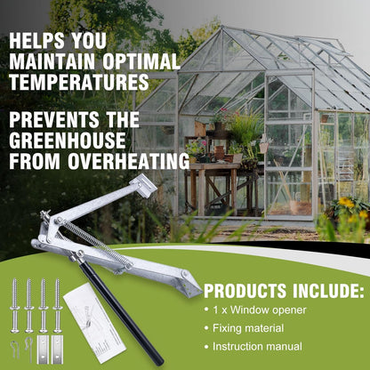 CHANGE MOORE Auto Vent Opener 1Pack Automatic Greenhouse Window Opener, Roof Vent Opener Auto Vent