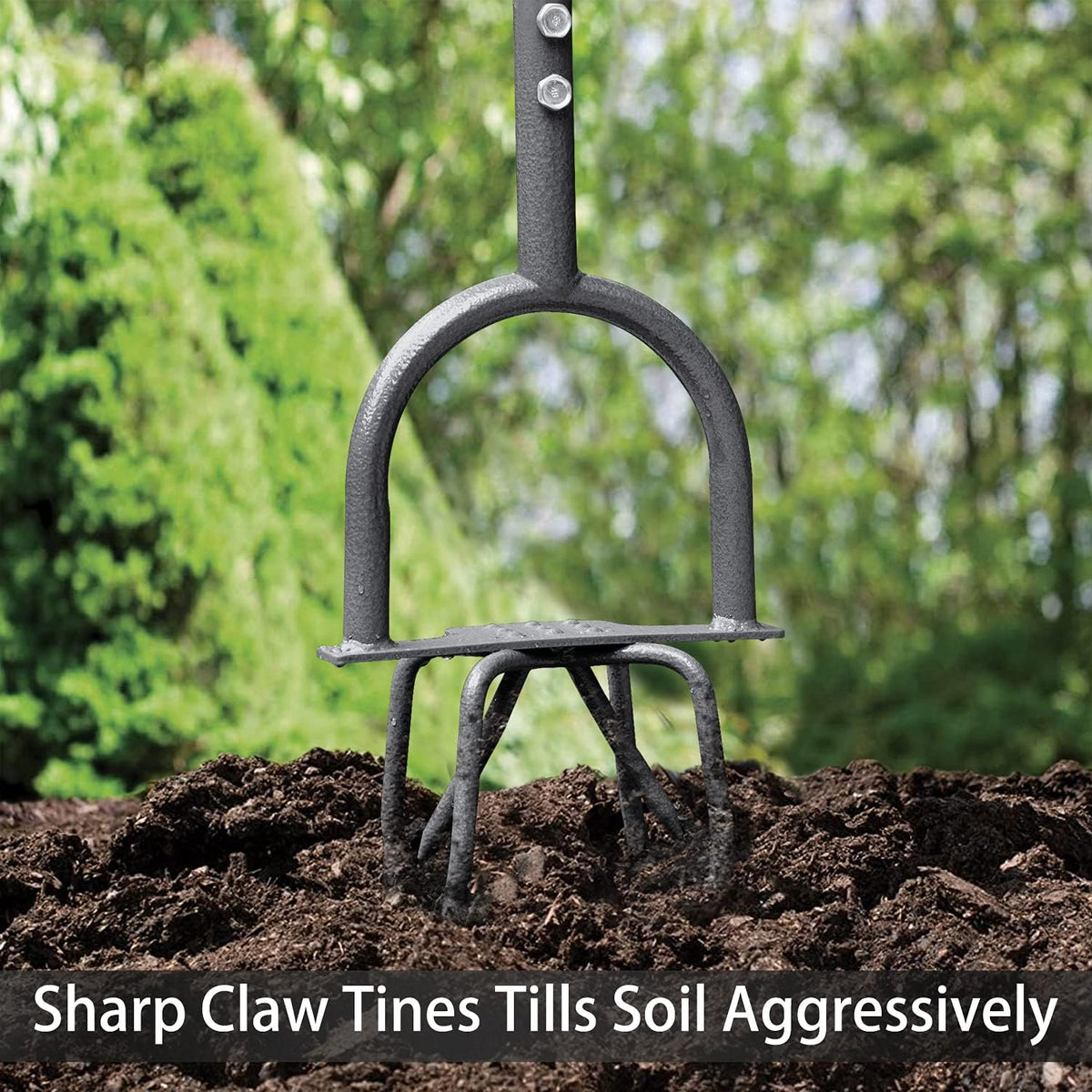 Jardineer Hand Tiller Garden Claw Set, Garden Twist Tiller With Small Soil Tiller, Heavy Duty