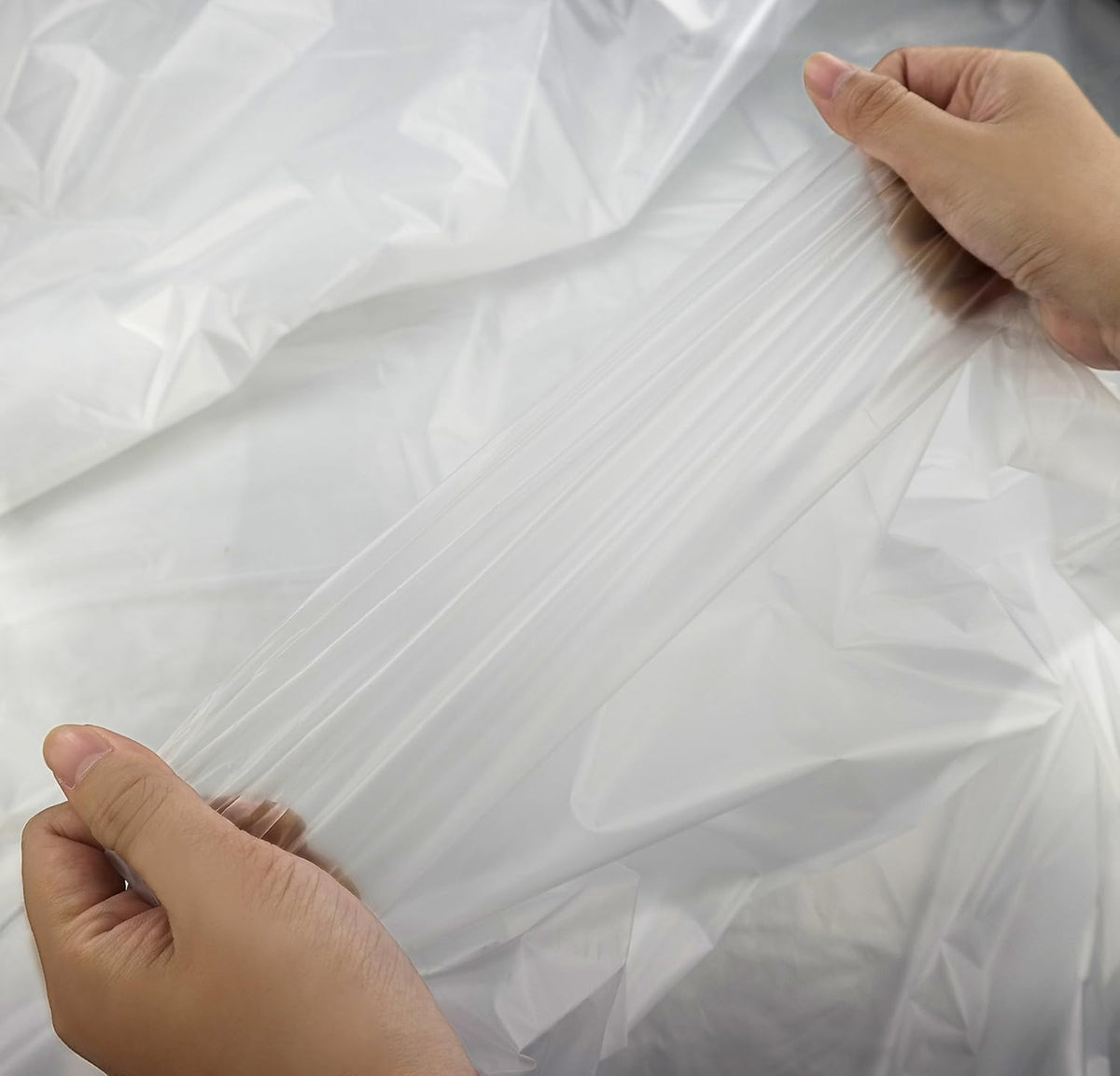 Cand 30 Gallon Clear Lawn and Leaf Garbage bags, 70 Counts