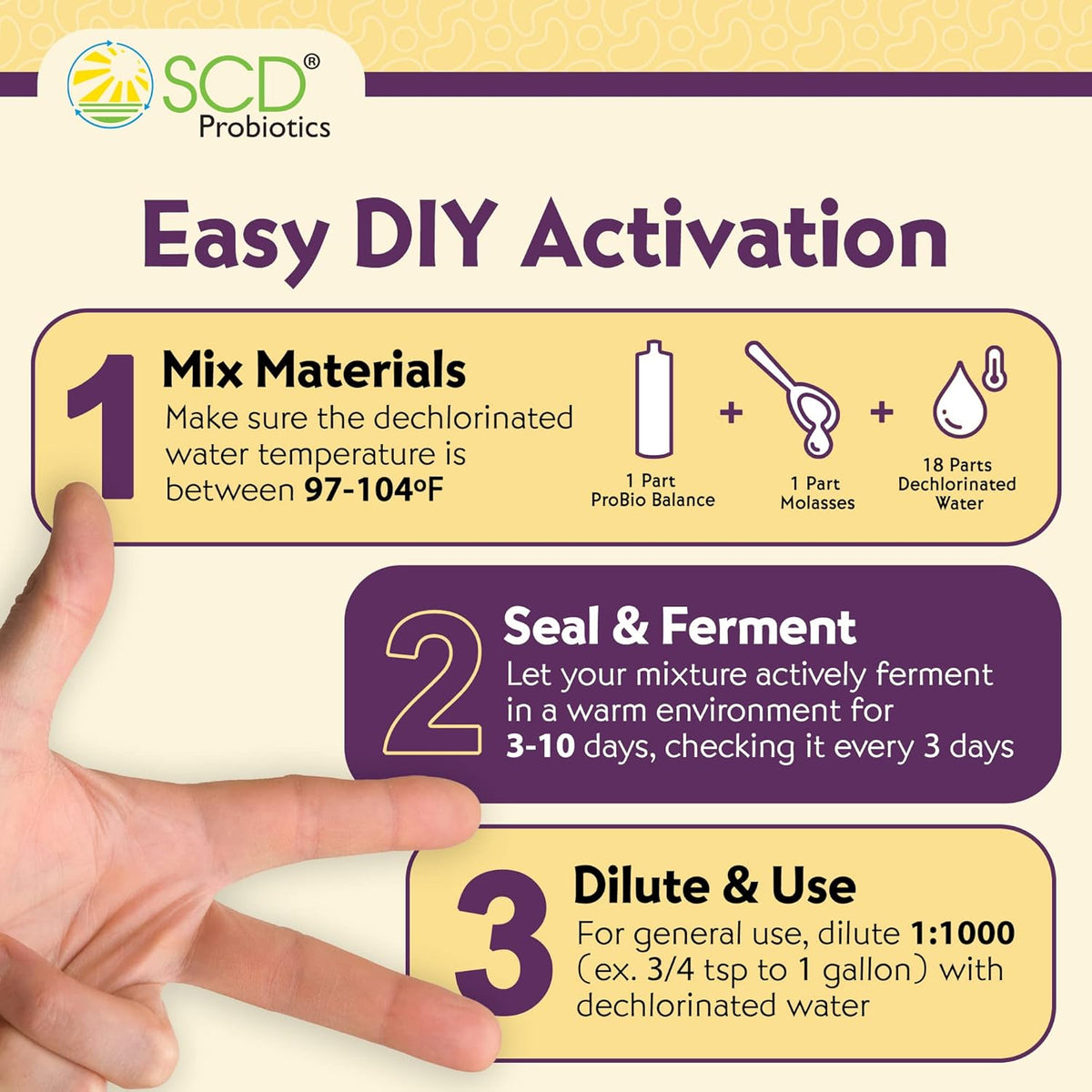 SCD Probiotics ProBio Balance Plus - Make 20X More Soil Conditioner - Super Concentrate Of