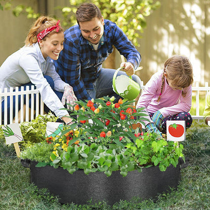 2-Pack 50 Gallon Plant Grow Bags, Large Fabric Raised Garden Bed with Handles,Durable Garden Beds