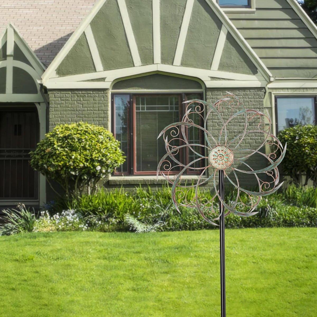 Wind Spinners Outdoor Wind Spinner Metal 13” Dia Wind Spinners for Yard and Garden Decor Pinwheels