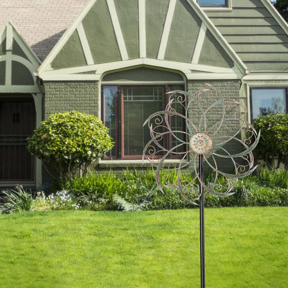 Wind Spinners Outdoor Wind Spinner Metal 13” Dia Wind Spinners for Yard and Garden Decor Pinwheels