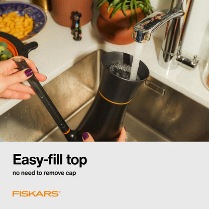 Fiskars Indoor Watering Can, Long Reach Spout for Precision Hydration on House Plants, Flowers &