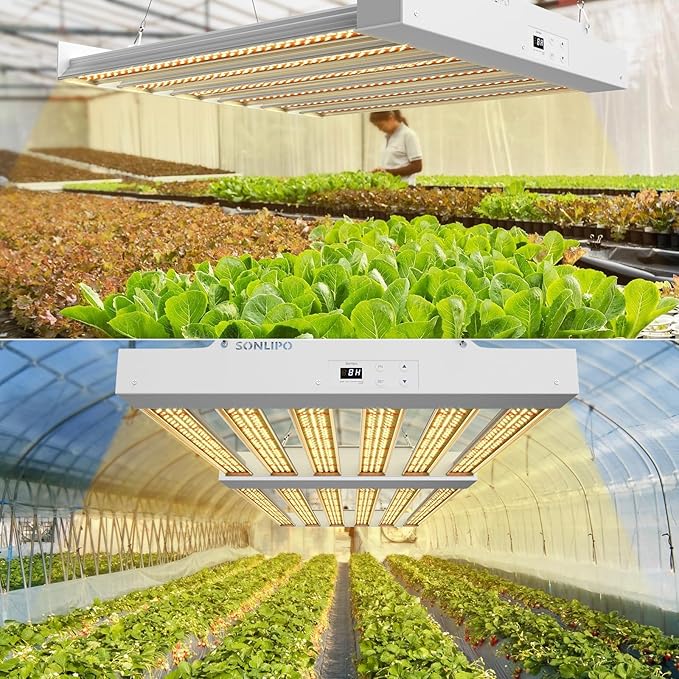 2024 New SPF2000 PRO 200W LED Grow Light 3x3ft Coverage with Veg & Bloom Dimmer Timer Full Spectrum