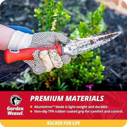 Garden Weasel Multi-Use Transplanter | Dig, Cultivate, Plant, Weed | Planting and Gardening Hand