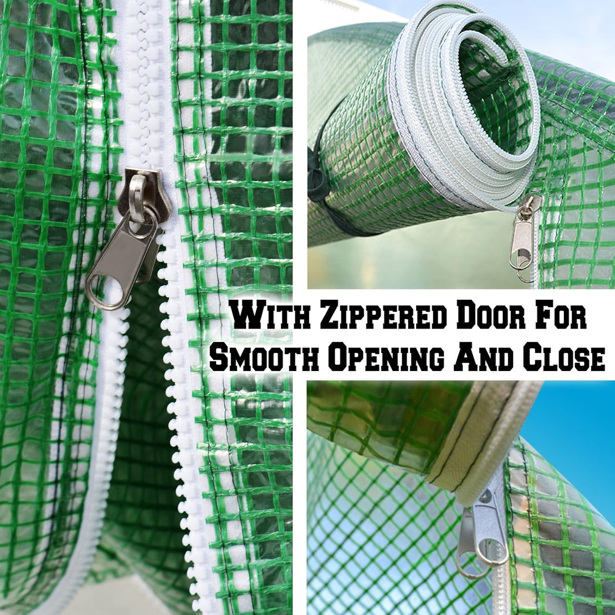 BenefitUSA Cover Canopy Replacement for Larger Green House 16'x7'x7' Walk in Outdoor Plant