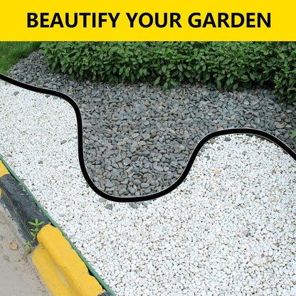 2 in Tall, 33FT Long Landscape Edging Garden Edging Border, Plastic Landscape Edging Kit with