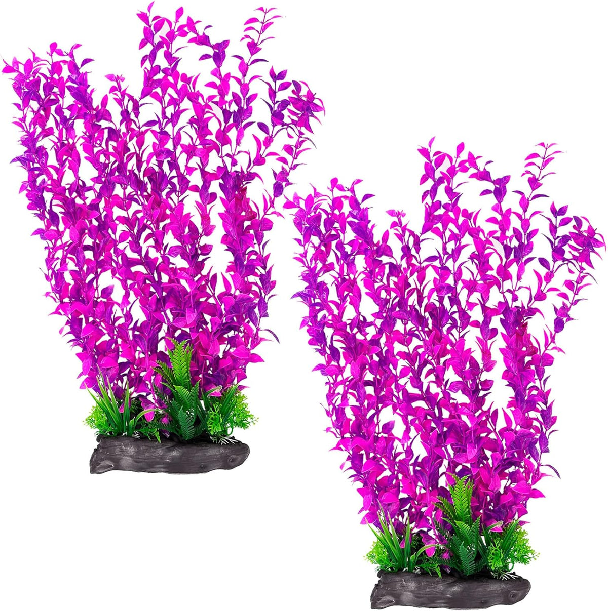 Hamiledyi Aquarium Plastic Plants Aquarium Decor Artificial Fish Tank Plants,Tall Fish Tank