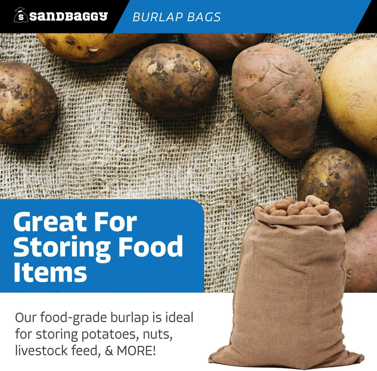 Burlap Bags 22" x 36" - Great for Planting/Gardening - Kids Sack Bag - Plant Covers - Sacks Burlap