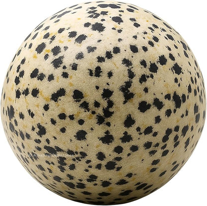 Amazing Gemstone Dalmatian Jasper Crystal Ball with Stand - 2 Inches Crystal Sphere Meditation