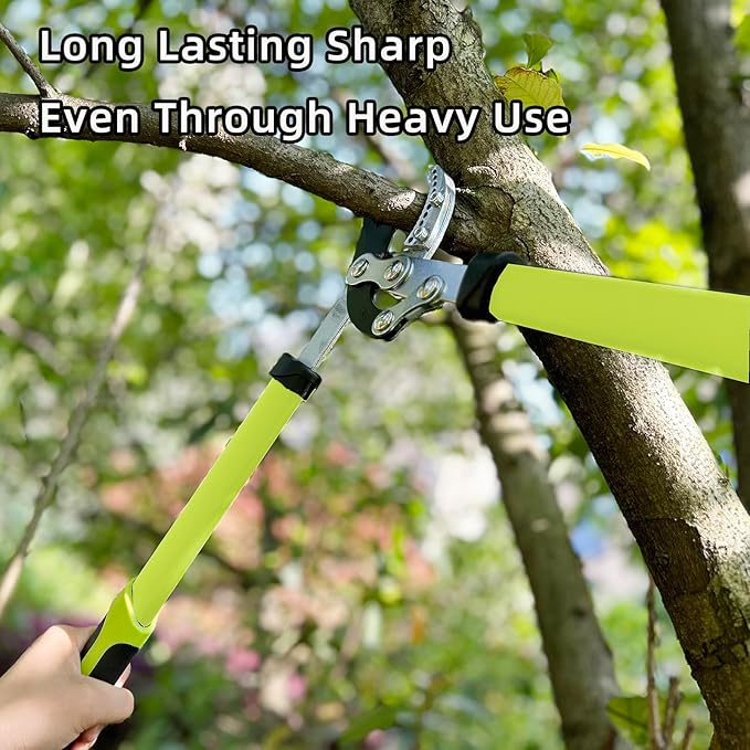 Loppers Hedge Clippers Garden Shears, 3PCS Yard Tools Combo Set Tree, Shrub & Bush Care Kit for