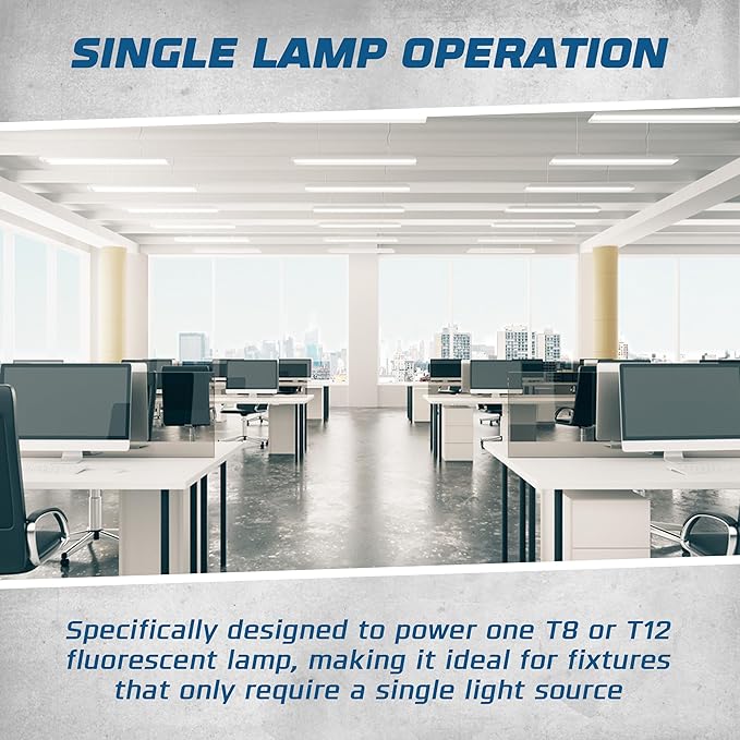 OHLECTRIC Replacement for Keystone KTEB-120-1-TP-EMI 1 Lamp T12 Electronic Fluorescent Ballast |