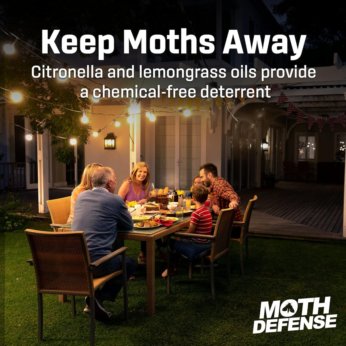Exterminators Choice Moth Defense Spray - 32 fl oz - Natural Lemongrass & Citronella - Moth Spray